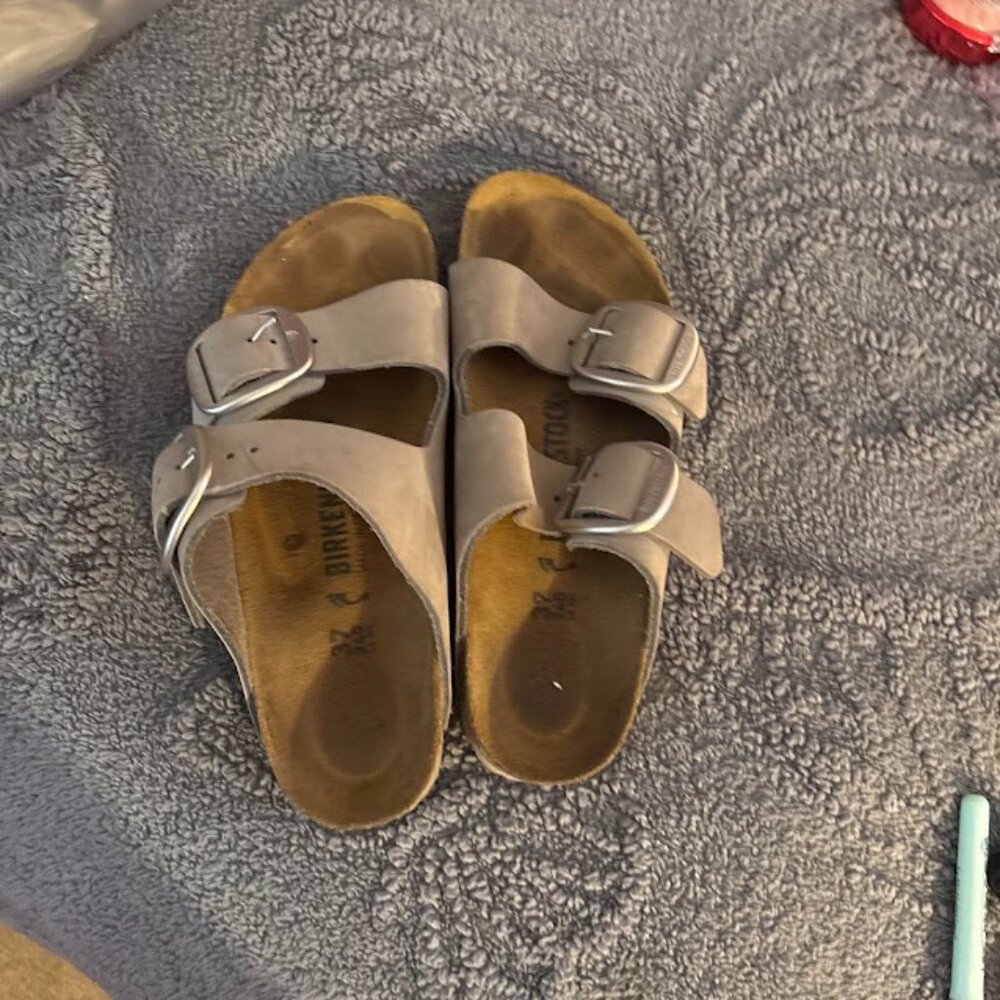 Light Gray Birkenstock Sandals